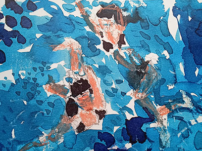 "Les nageuses" impression format A3 – Image 3