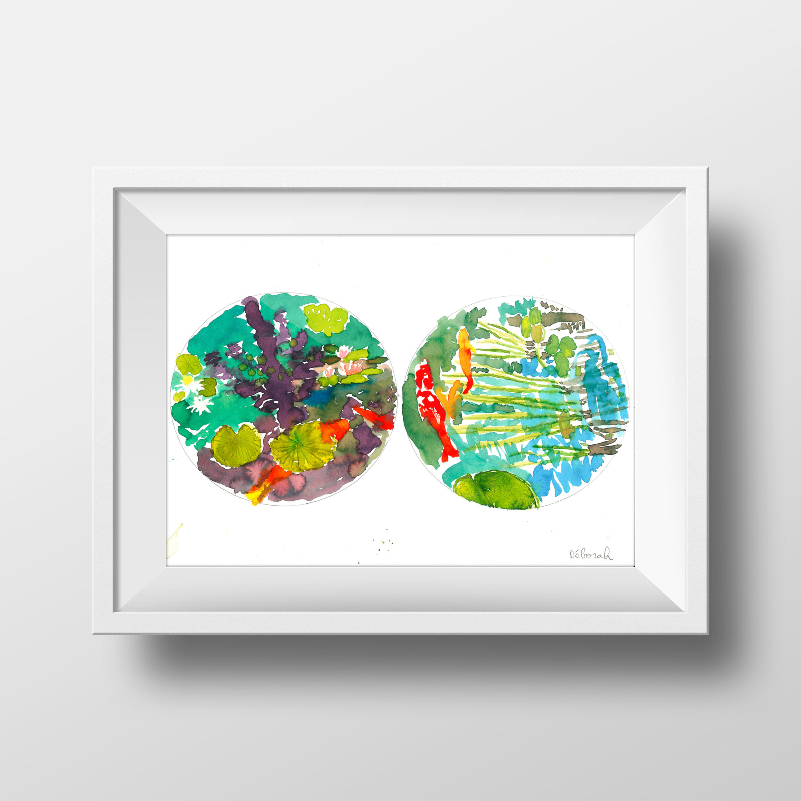 "L'étang de mes rêves" impression