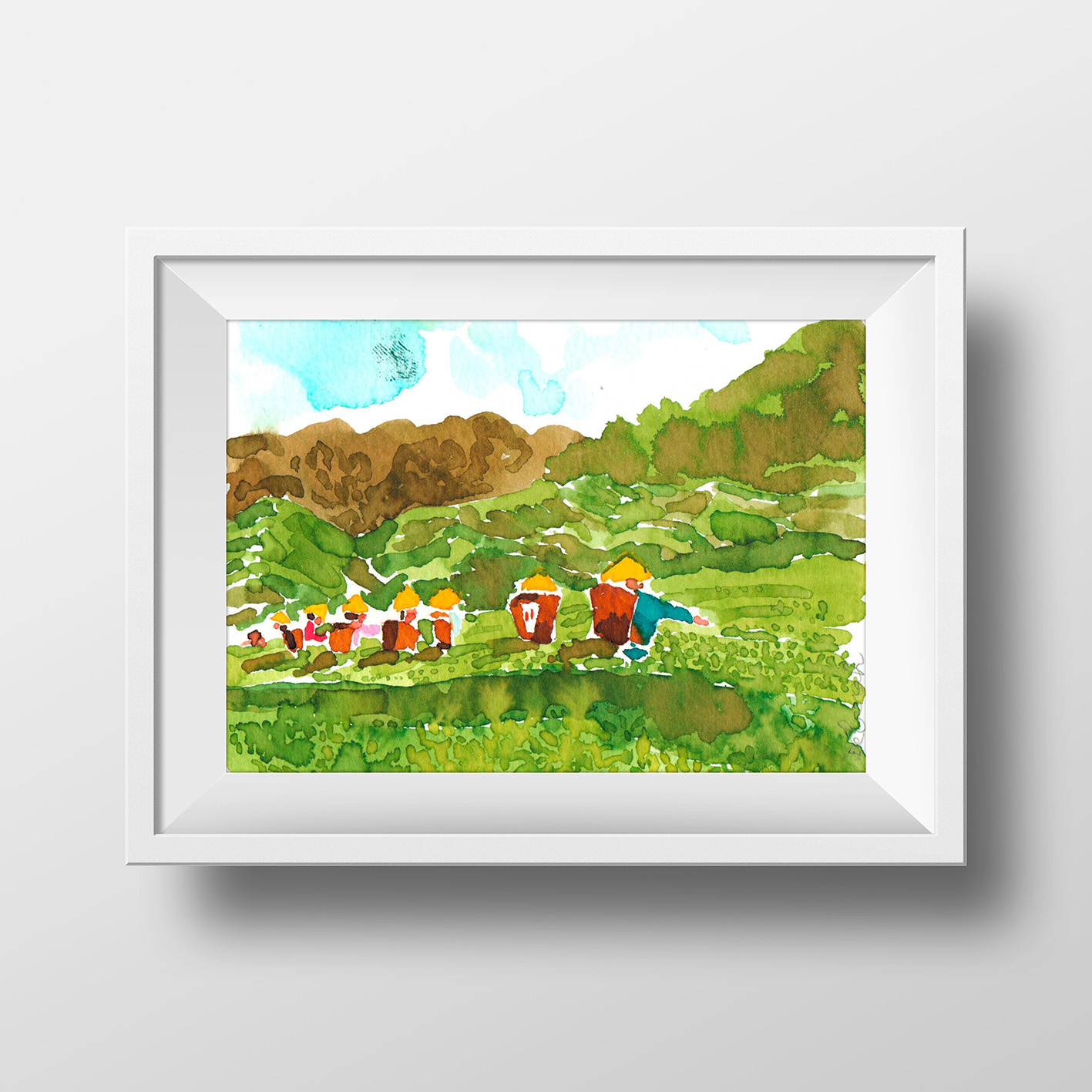 Deux dessins "les producteurs de thé" – Image 2