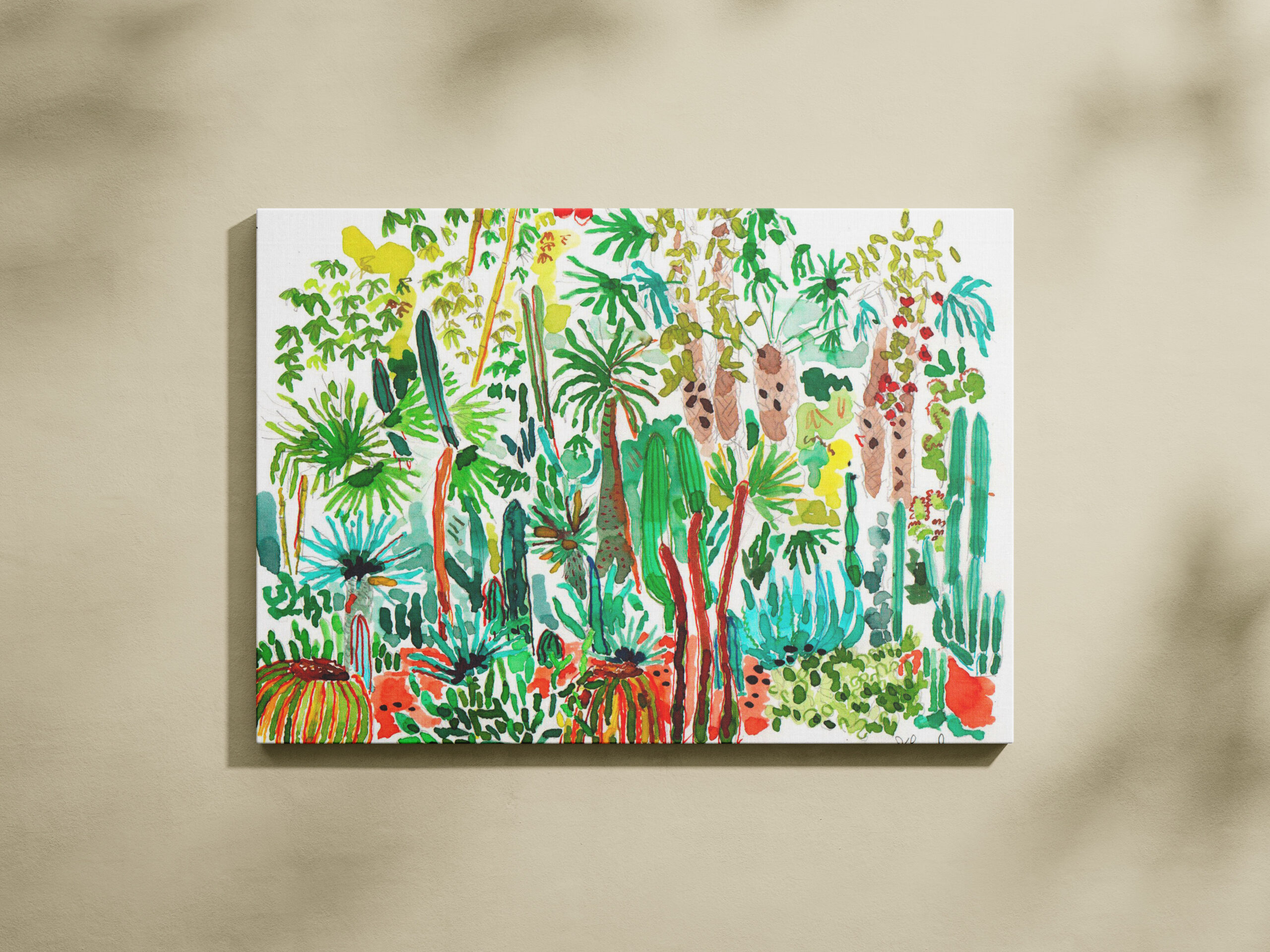 “Cactus orgie” impression format A3 – Image 3