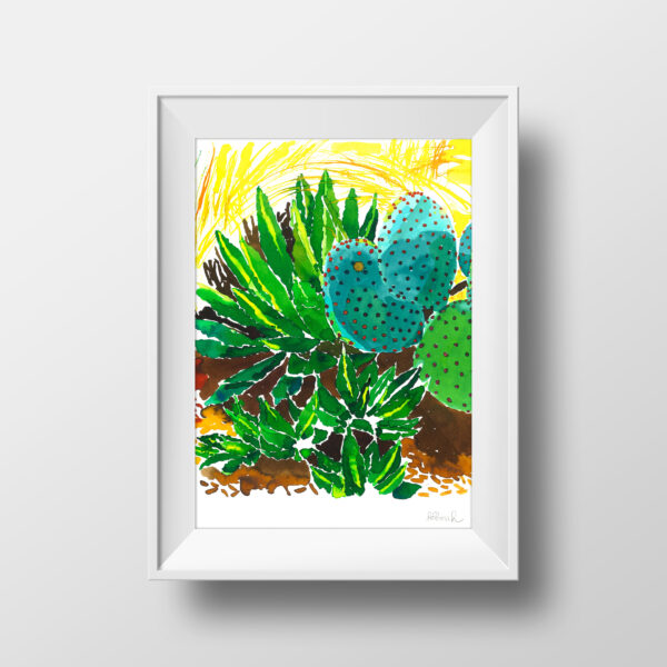 "Grand cactus zoom" impression