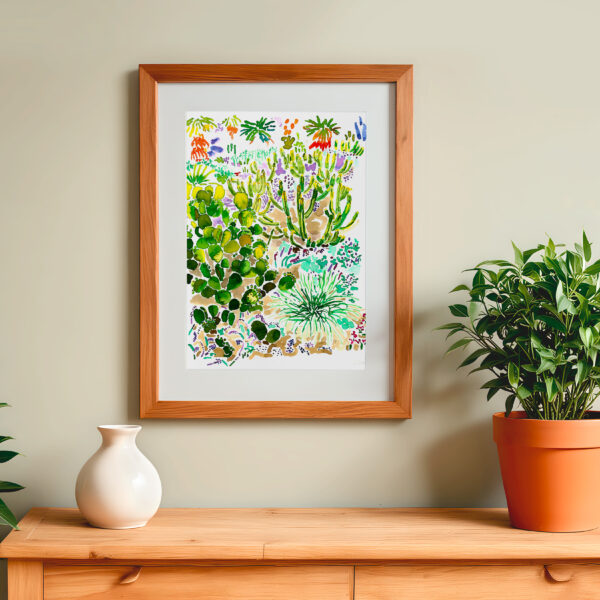 dessin "cactus sabra"