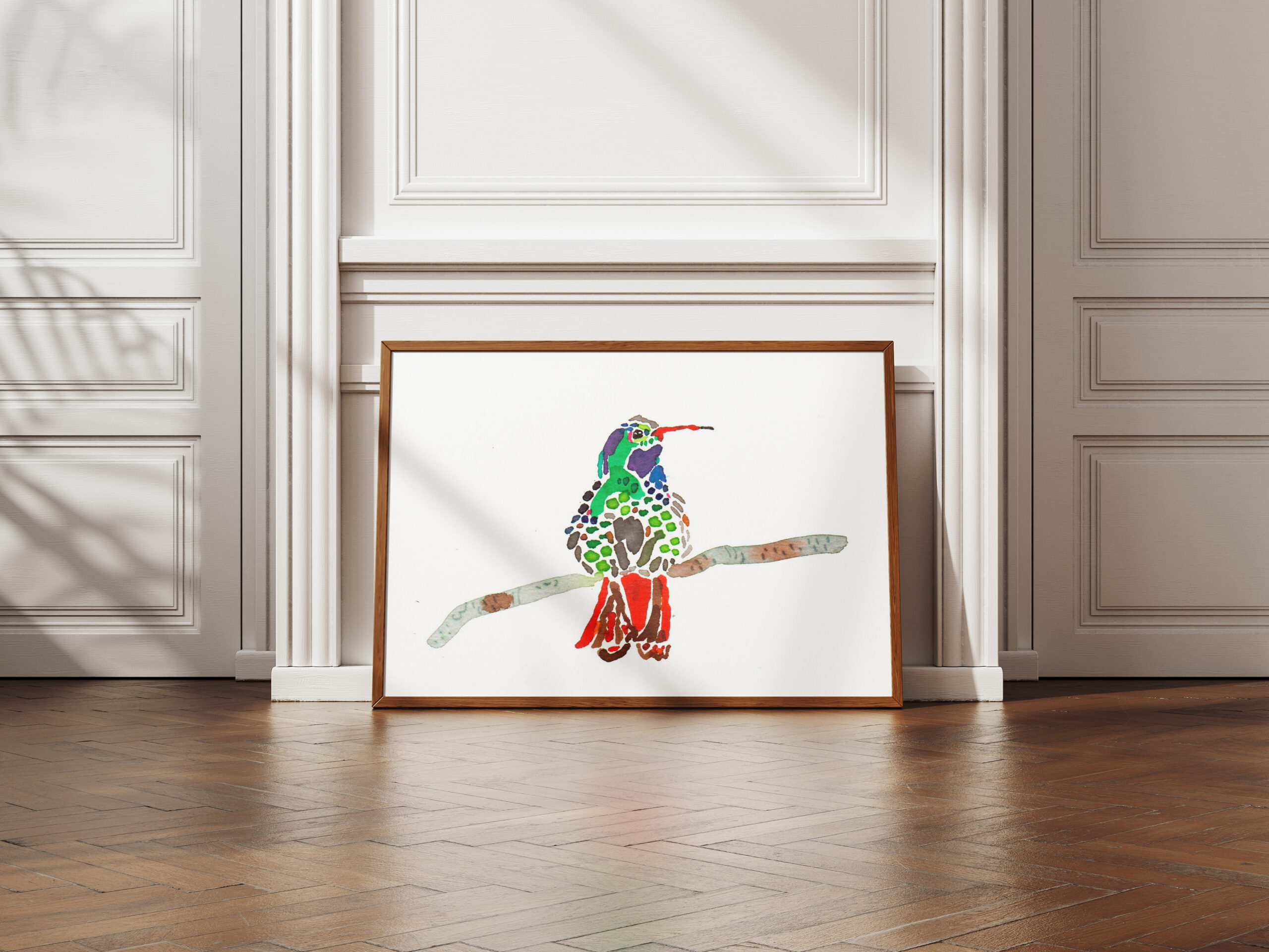 Dessin "colibri mosaïque" – Image 3