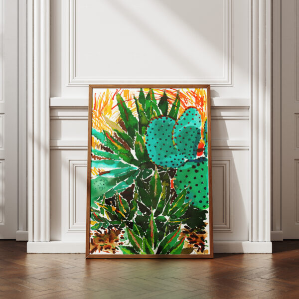 "Cactus zoom" impression