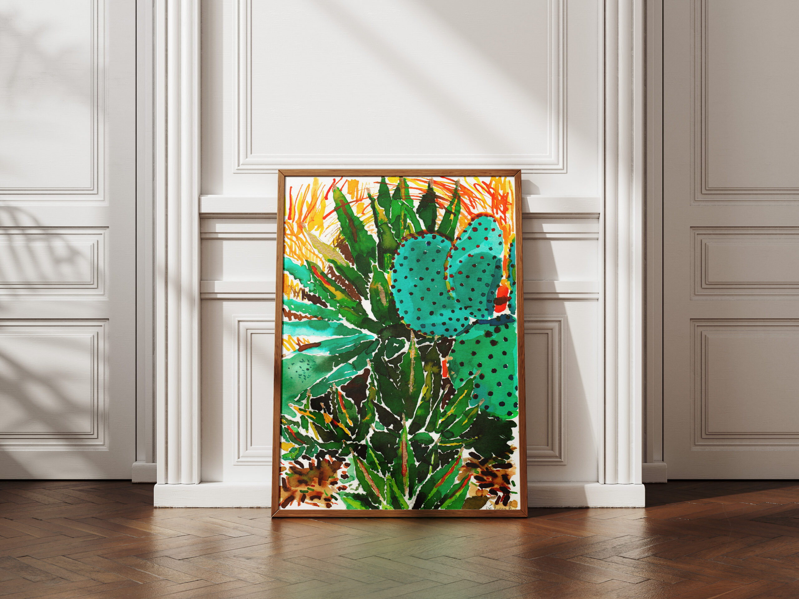 "Cactus zoom" impression