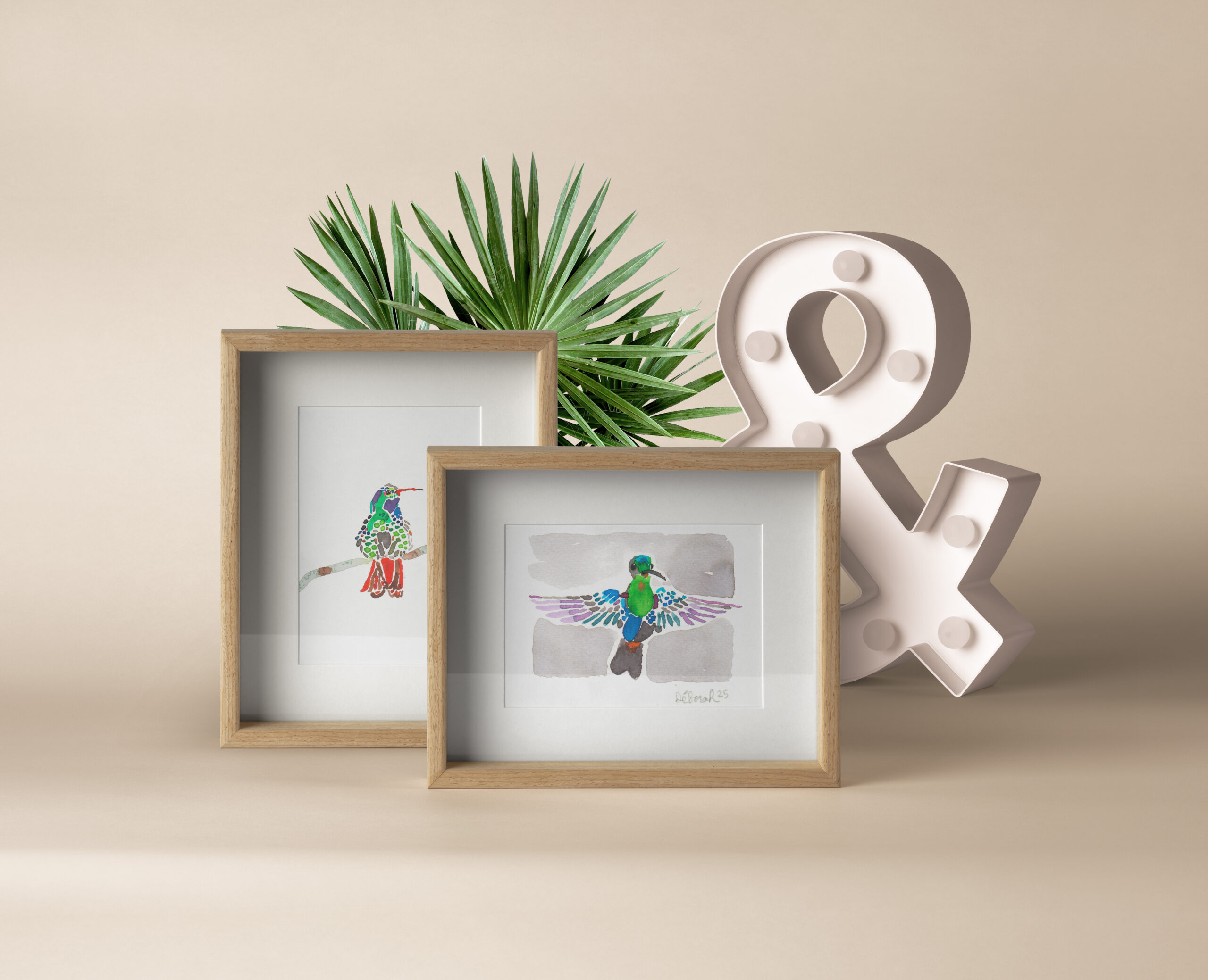 Dessins "colibris de mai"